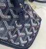  Goyard Anjou Mini Bag Navy Blue Tote #3378 - Image 3