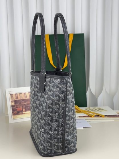  Goyard Anjou Mini Bag Grey Tote #3377 - Image 12