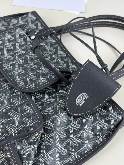  Goyard Anjou Mini Bag Grey Tote #3377 - Image 3