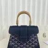 Replica Goyard Saïgon Souple Mini Bag Navy Blue #3427