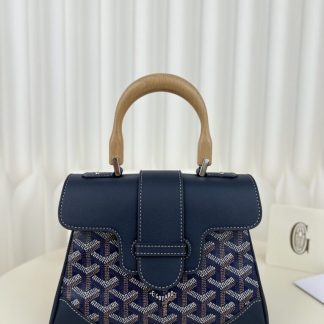 Replica Goyard Saïgon Souple Mini Bag Navy Blue #3427