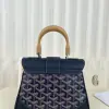  Goyard Saïgon Souple Mini Bag Navy Blue #3427 - Image 15