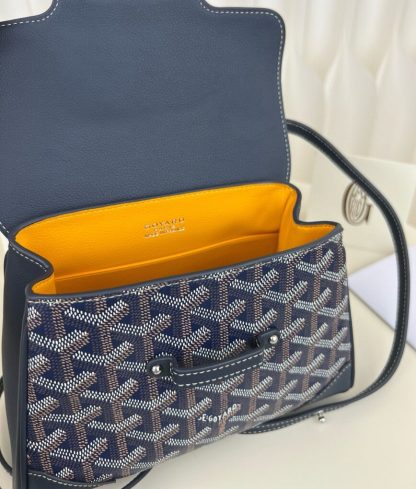  Goyard Saïgon Souple Mini Bag Navy Blue #3427 - Image 17