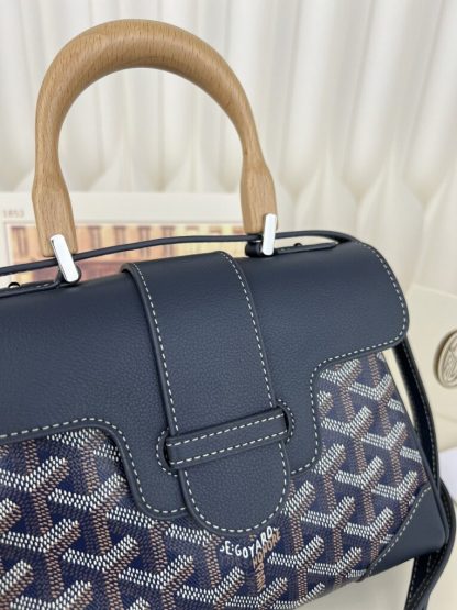  Goyard Saïgon Souple Mini Bag Navy Blue #3427 - Image 4