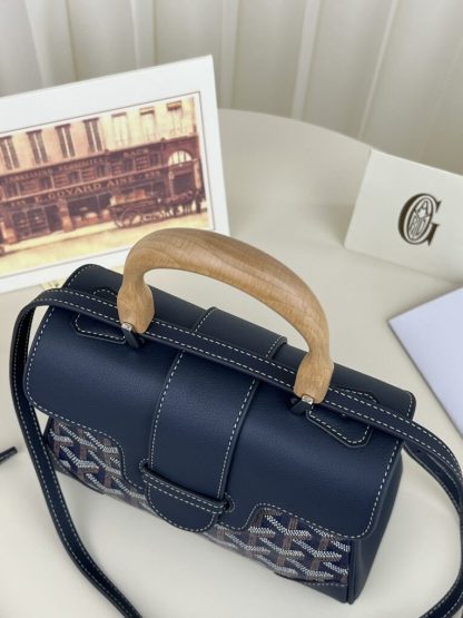  Goyard Saïgon Souple Mini Bag Navy Blue #3427 - Image 5