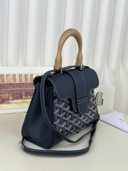 Goyard Saïgon Souple Mini Bag Navy Blue #3427 - Image 7