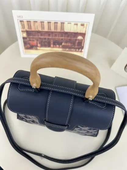  Goyard Saïgon Souple Mini Bag Navy Blue #3427 - Image 8