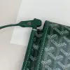  Goyard Plumet Pocket Wallet Strap Bag Green #3404 - Image 5