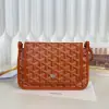  Goyard Plumet Pocket Wallet Strap Bags Orange #3389 - Image 14