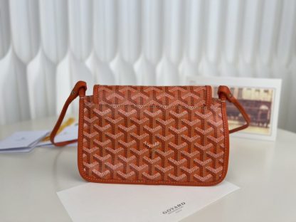  Goyard Plumet Pocket Wallet Strap Bag Orange #3408 - Image 15