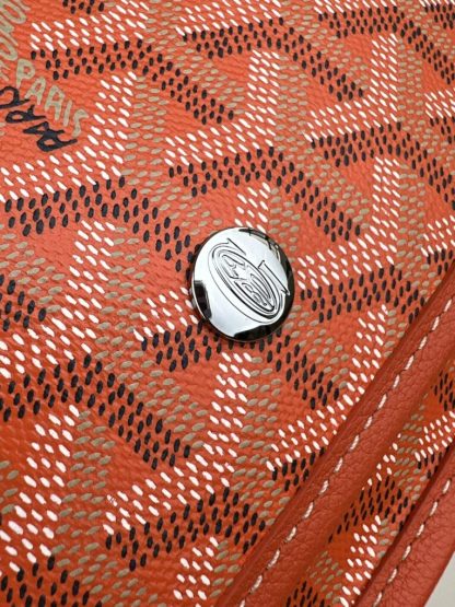  Goyard Plumet Pocket Wallet Strap Bag Orange #3408 - Image 2