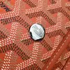  Goyard Plumet Pocket Wallet Strap Bags Orange #3389 - Image 2