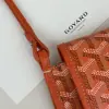  Goyard Plumet Pocket Wallet Strap Bags Orange #3389 - Image 3