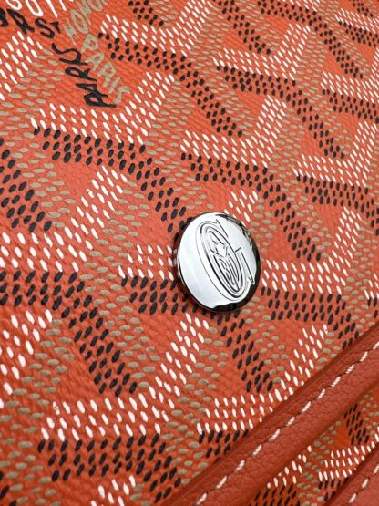  Goyard Plumet Pocket Wallet Strap Bags Orange #3389 - Image 4