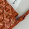  Goyard Plumet Pocket Wallet Strap Bags Orange #3389 - Image 5