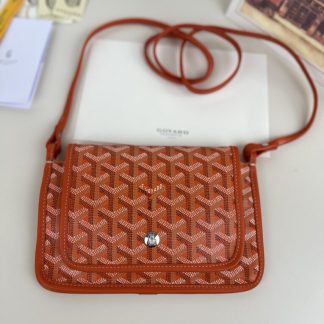 Replica Goyard Plumet Pocket Wallet Strap Bag Orange #3408