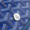  Goyard Plumet Pocket Wallet Strap Bag Blue #3410 - Image 6