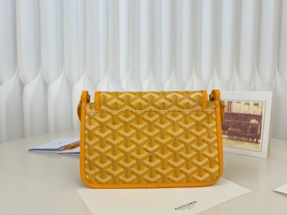  Goyard Plumet Pocket Wallet Strap Bag Yellow #3409 - Image 11