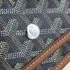  Goyard Plumet Pocket Wallet Strap Bags Black & Tan #3384 - Image 4