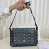 Replica Goyard Plumet Pocket Wallet Strap Bag Grey #3402