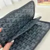  Goyard Plumet Pocket Wallet Strap Bag Grey #3402 - Image 14