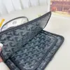  Goyard Plumet Pocket Wallet Strap Bag Grey #3402 - Image 15