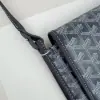  Goyard Plumet Pocket Wallet Strap Bag Grey #3402 - Image 6
