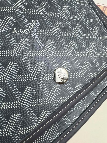  Goyard Plumet Pocket Wallet Strap Bag Grey #3402 - Image 8