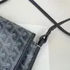  Goyard Plumet Pocket Wallet Strap Bag Grey #3402 - Image 10