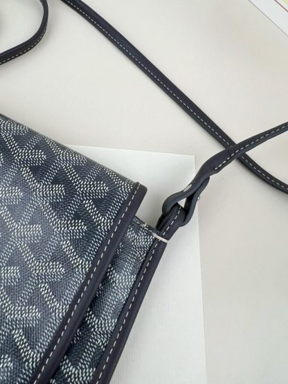  Goyard Plumet Pocket Wallet Strap Bag Grey #3402 - Image 10