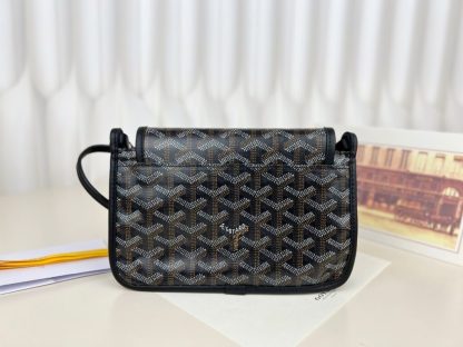  Goyard Plumet Pocket Wallet Black Strap Bag #3401 - Image 11