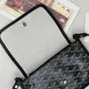  Goyard Plumet Pocket Wallet Black Strap Bag #3401 - Image 14