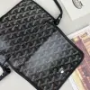  Goyard Plumet Pocket Wallet Black Strap Bag #3401 - Image 16