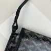  Goyard Plumet Pocket Wallet Black Strap Bag #3401 - Image 5