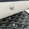  Goyard Plumet Pocket Wallet Black Strap Bag #3401 - Image 7