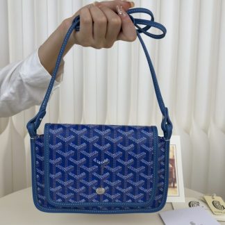 Replica Goyard Plumet Pocket Wallet Strap Bags Sky Blue #3391