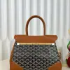  Goyard Saïgon tote bag Black & Tan #3421 - Image 17