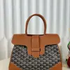 Replica Goyard Saïgon tote bag Black & Tan #3421