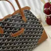  Goyard Saïgon tote bag Black & Tan #3421 - Image 3
