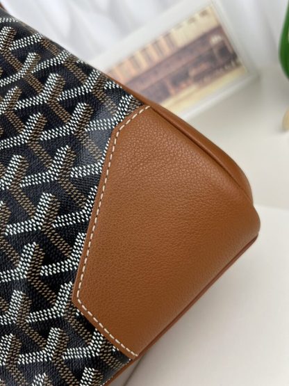  Goyard Saïgon tote bag Black & Tan #3421 - Image 6