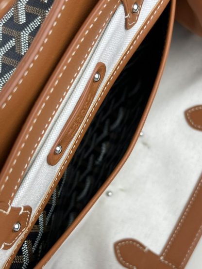  Goyard Saïgon tote bag Black & Tan #3421 - Image 7