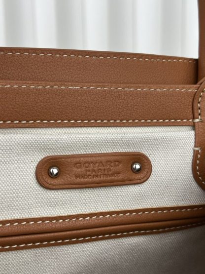  Goyard Saïgon tote bag Black & Tan #3421 - Image 9