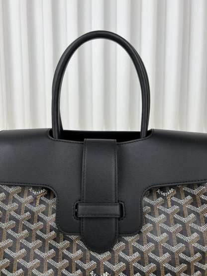  Goyard Saïgon tote bag Black #3423 - Image 12
