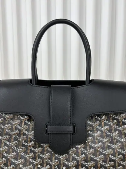  Goyard Saïgon tote bag Black #3423 - Image 12