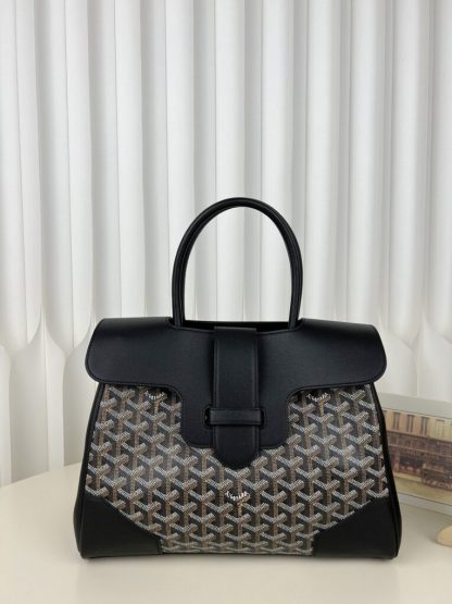  Goyard Saïgon tote bag Black #3423 - Image 18