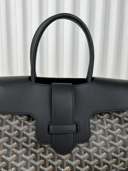  Goyard Saïgon tote bag Black #3423 - Image 10