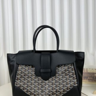 Replica Goyard Saïgon tote bag Black #3423