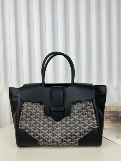 Replica Goyard Saïgon tote bag Black #3423
