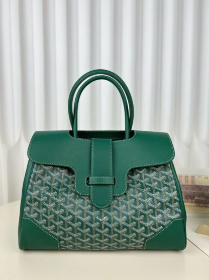  Goyard Saïgon tote bag Green #3424 - Image 17