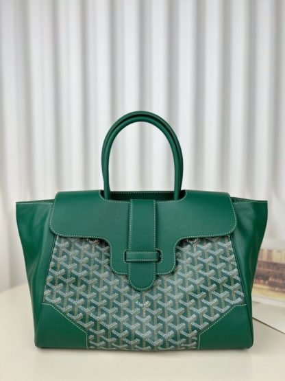 Replica Goyard Saïgon tote bag Green #3424